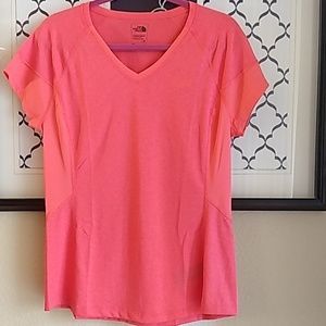The North Face Pink FlashDry t-shirt
